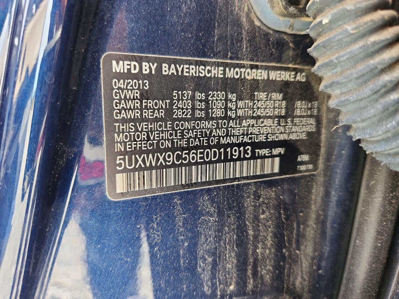 2014 BMW X3 XDRIVE28I photo 13