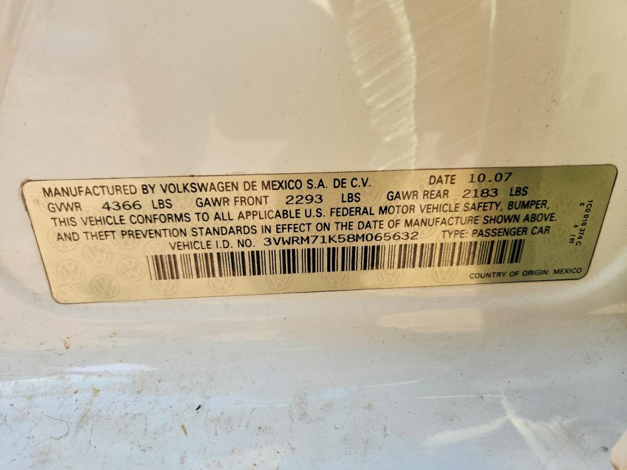 2008 VOLKSWAGEN JETTA SE photo 34
