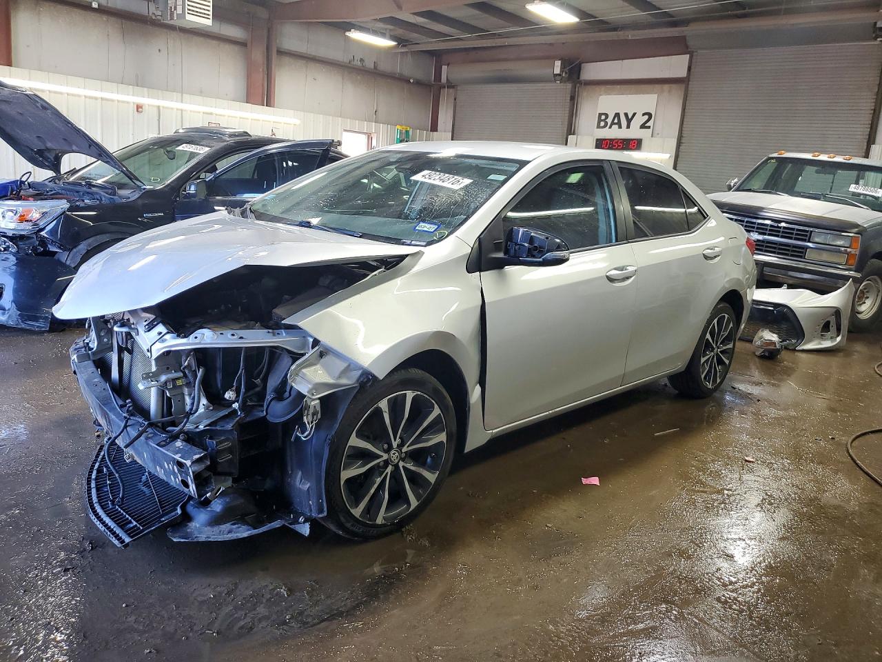 2018 TOYOTA COROLLA SE — FRONT END damage — photo 1