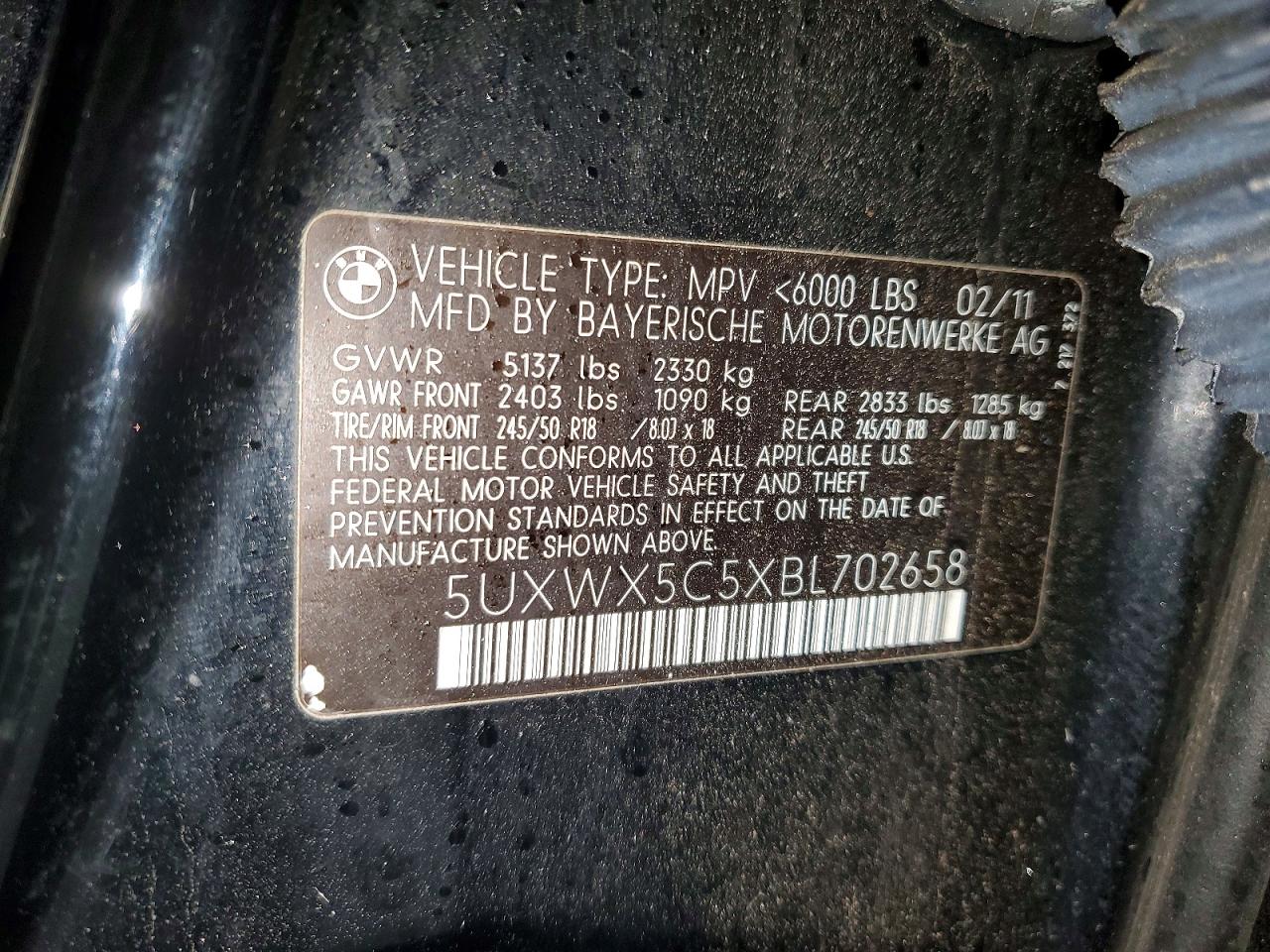 2011 BMW X3 XDRIVE28I photo 25