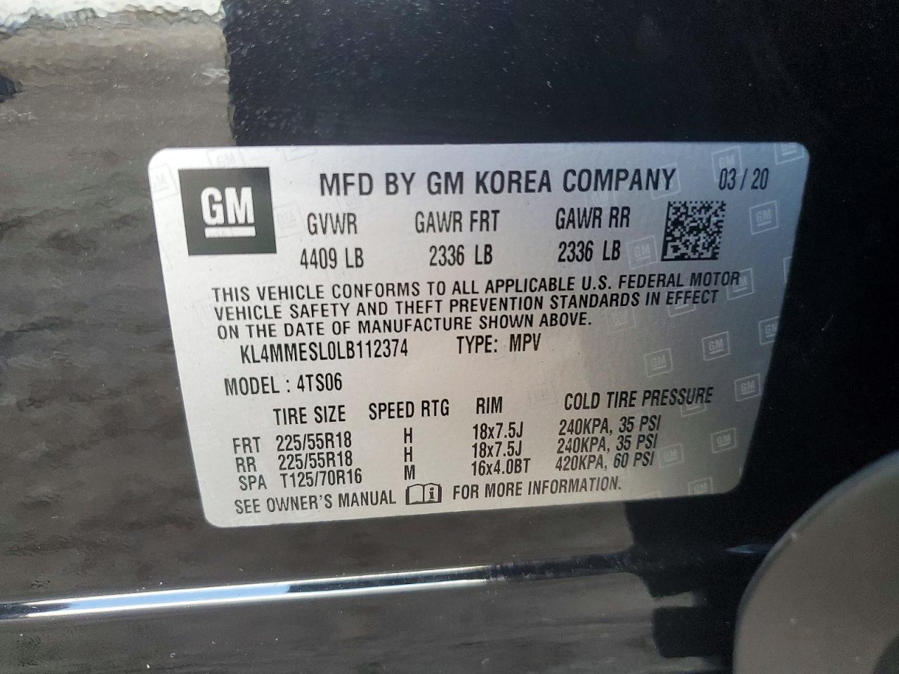 2020 BUICK ENCORE GX SELECT photo 27