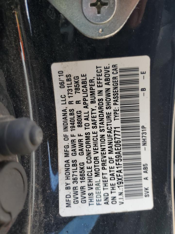 2010 HONDA CIVIC LX photo 23