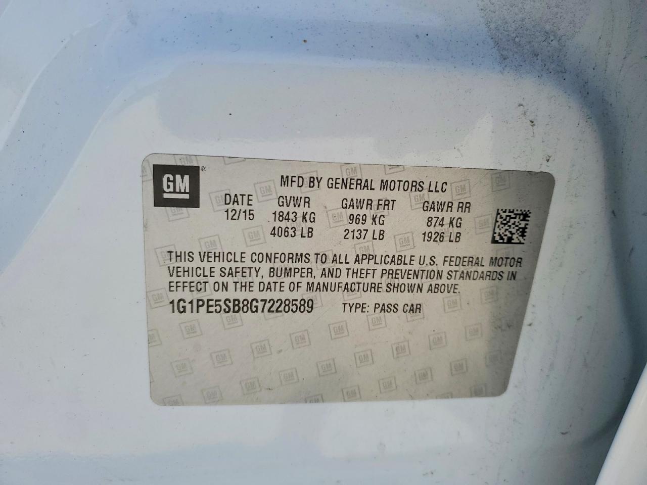 2016 CHEVROLET CRUZE LIMITED LT photo 23