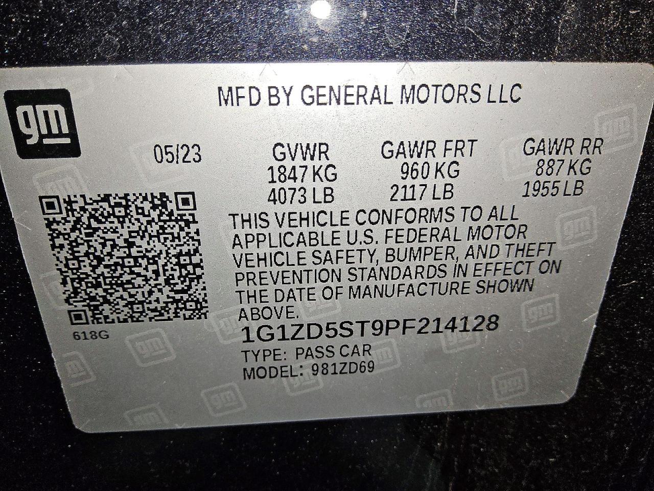 2023 CHEVROLET MALIBU LT photo 37