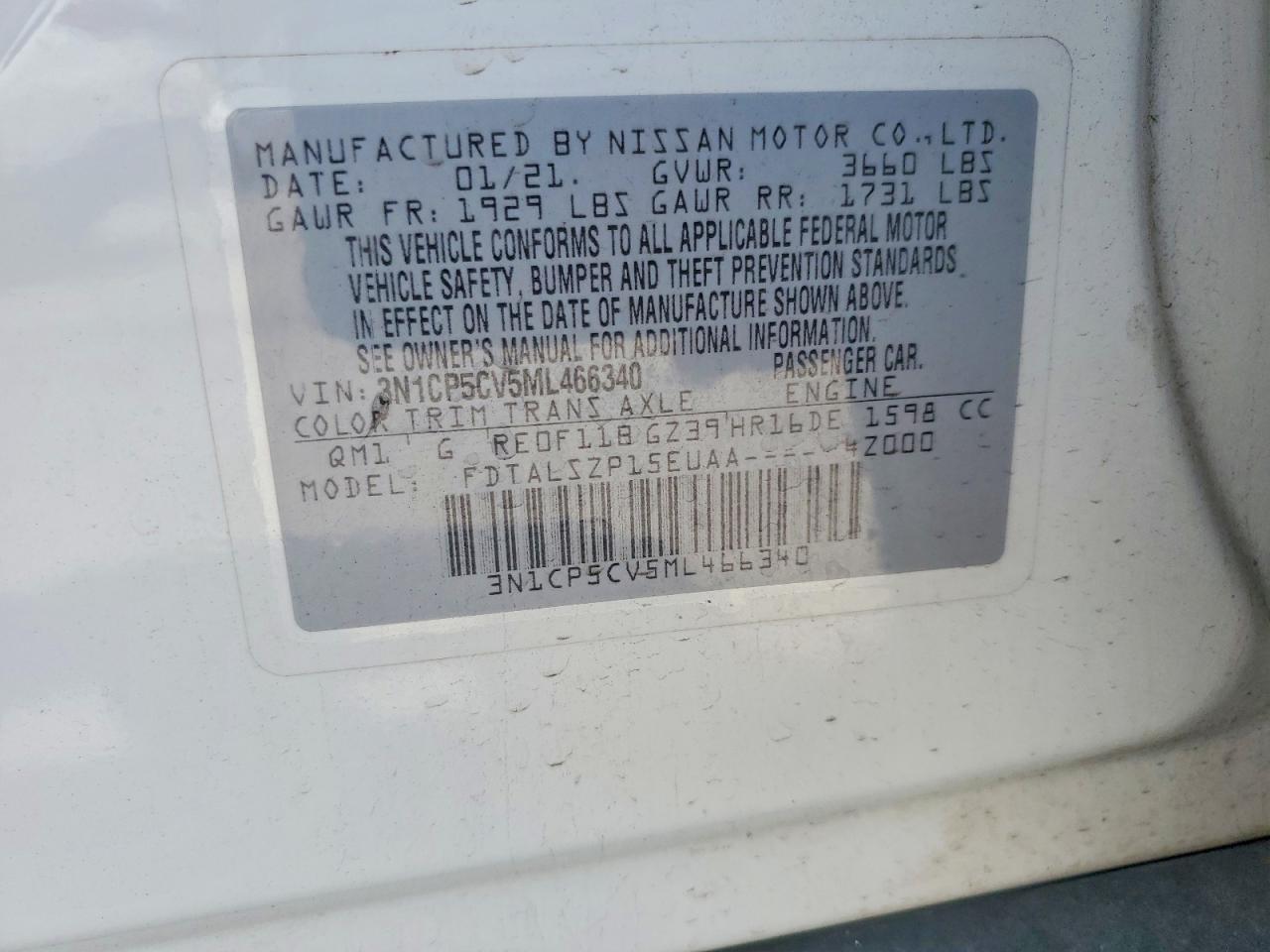 2021 NISSAN KICKS SV photo 40
