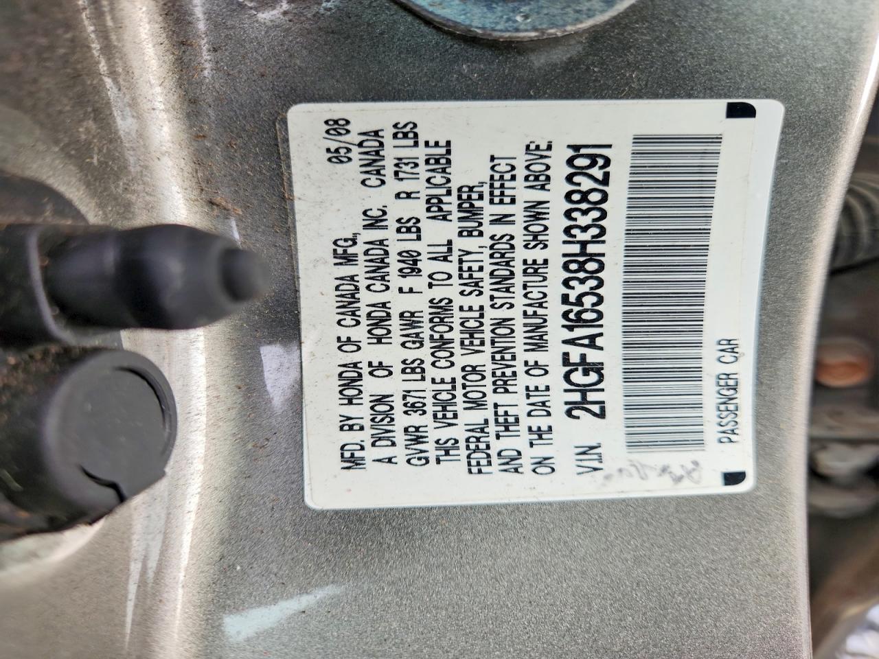 2008 HONDA CIVIC LX photo 37