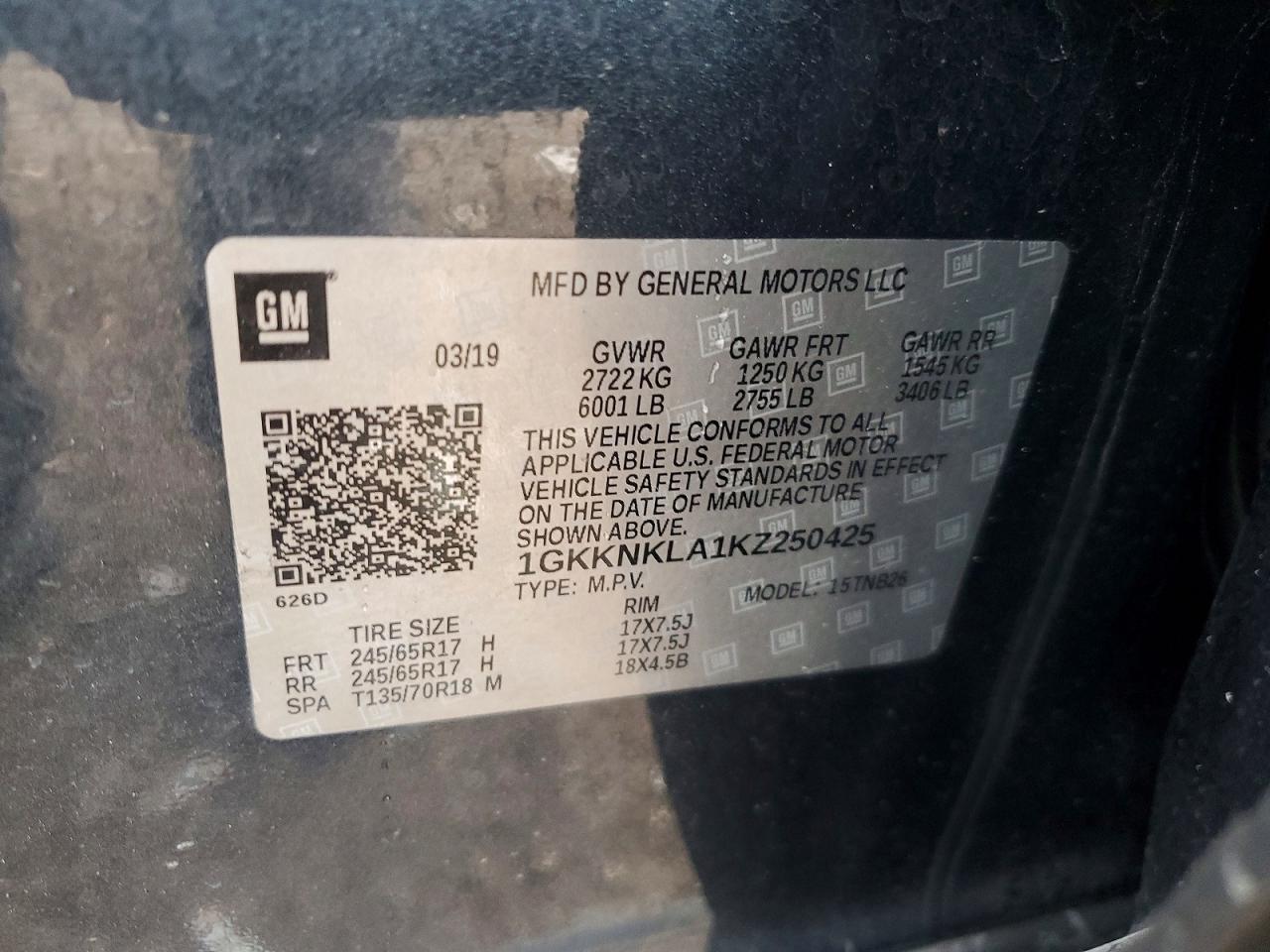 2019 GMC ACADIA SLE photo 25