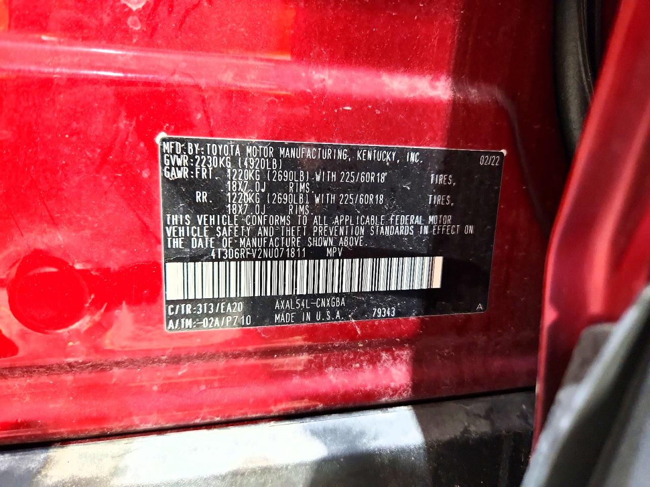 2022 TOYOTA RAV4 LIMITED photo 37