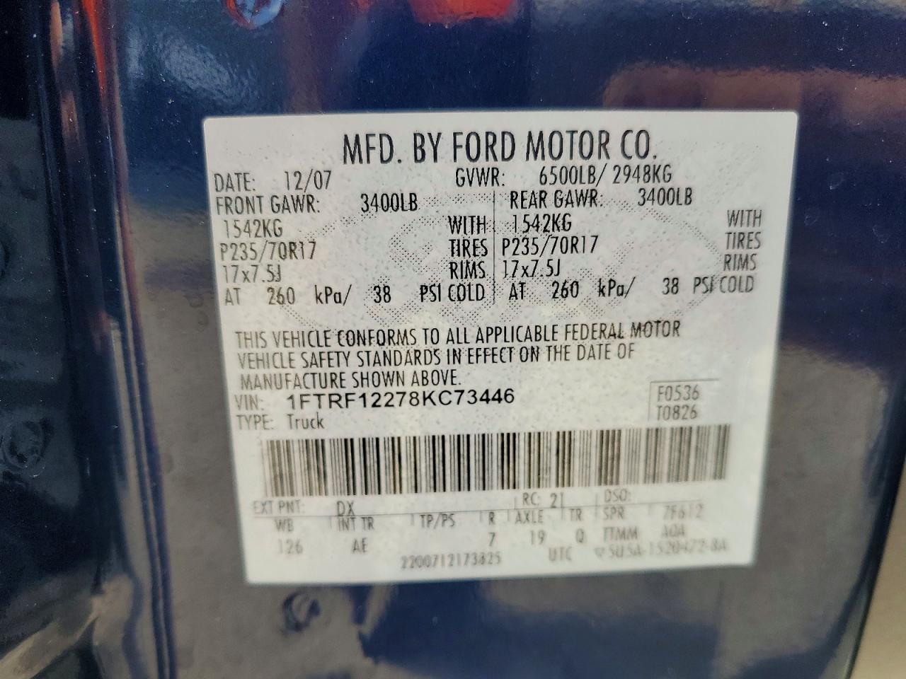 2008 FORD F150 photo 23