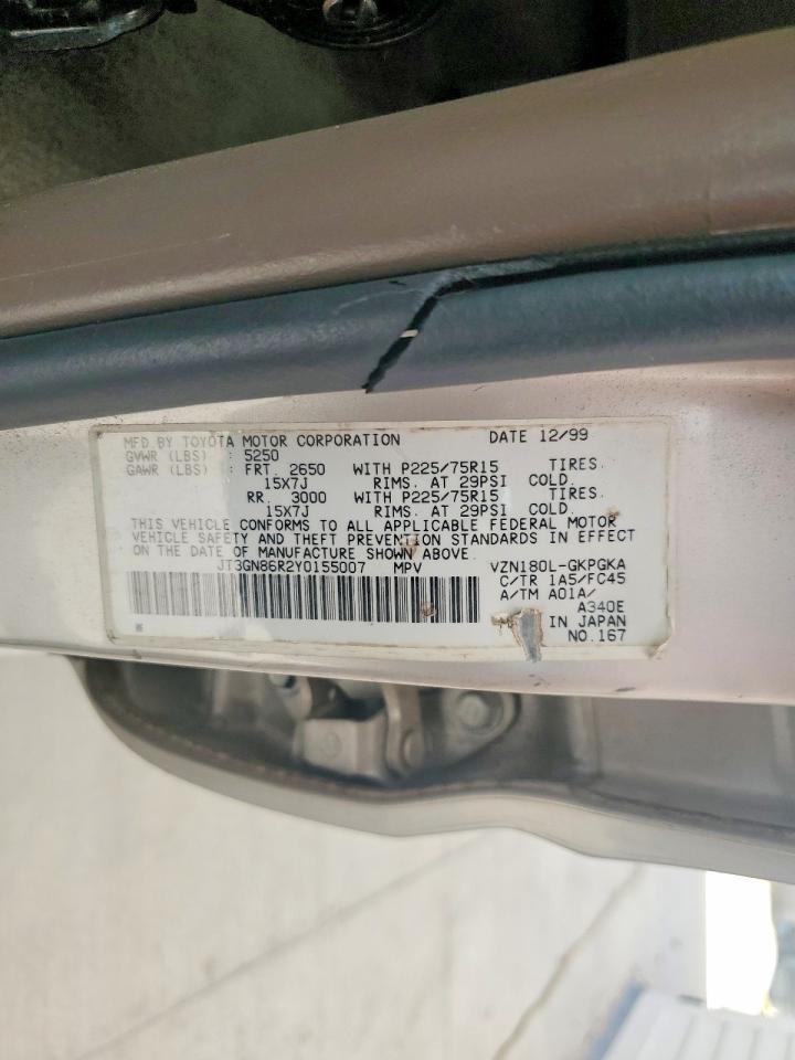 2000 TOYOTA 4RUNNER SR5 photo 13