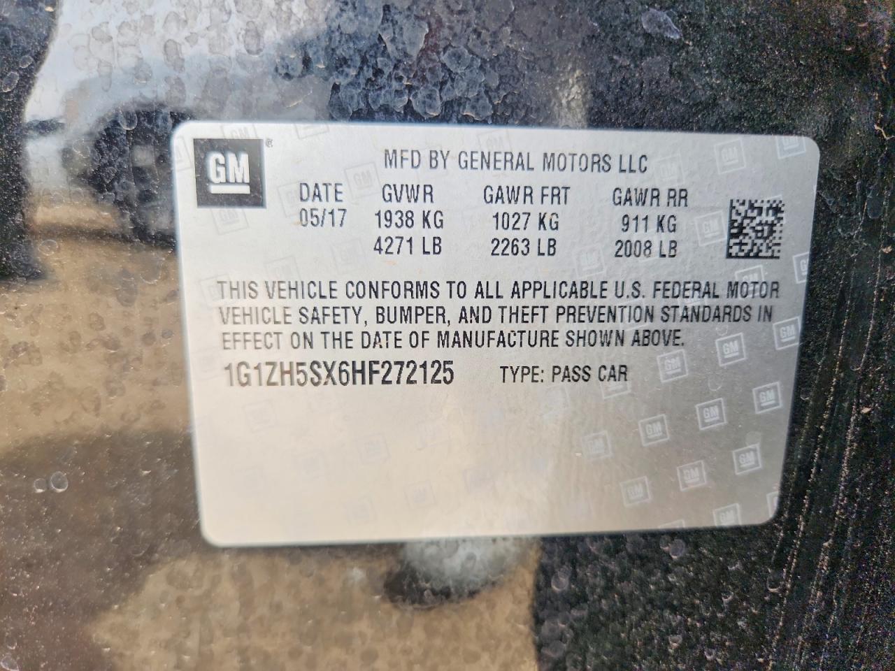 2017 CHEVROLET MALIBU PREMIER photo 25