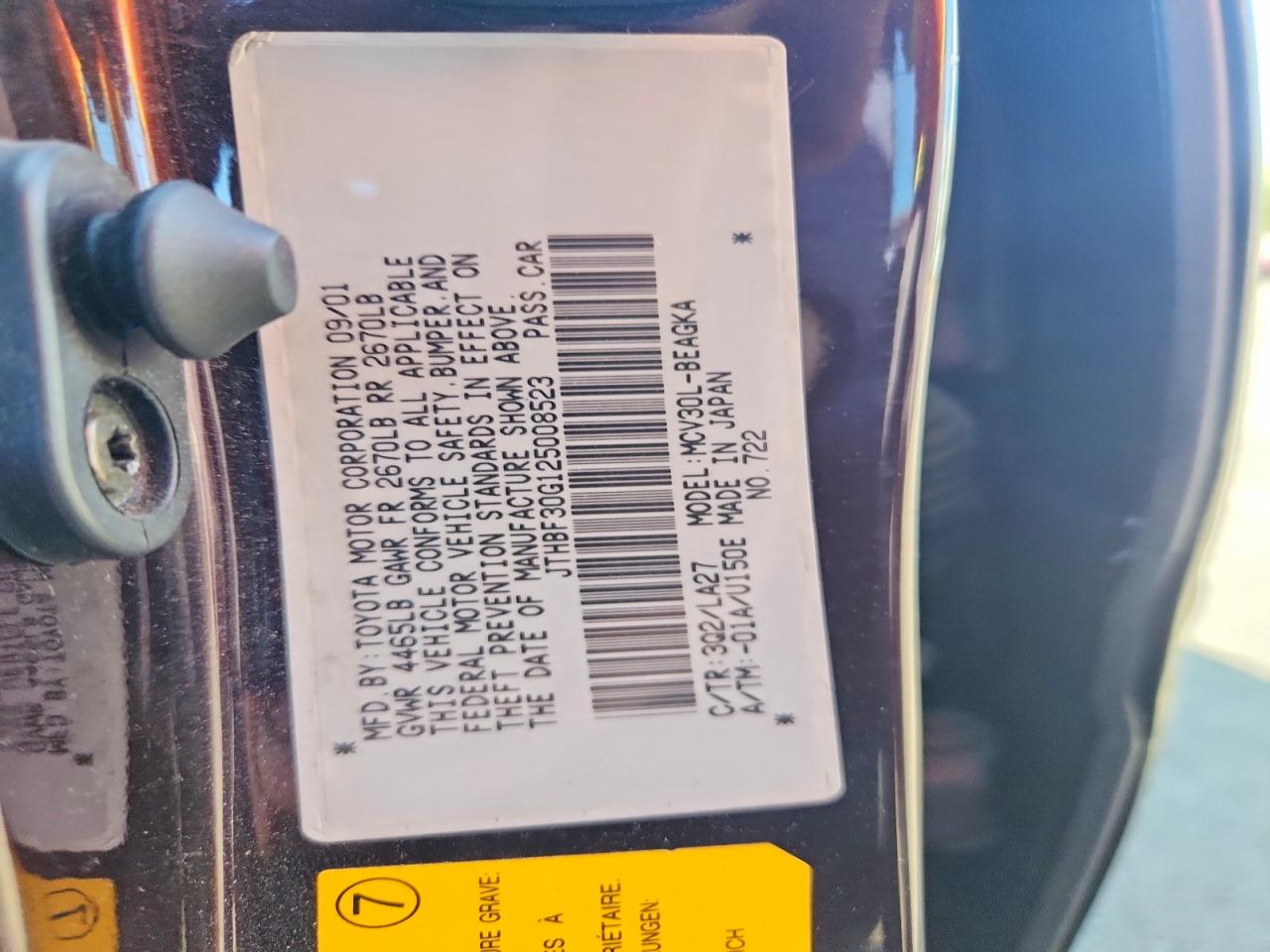2002 LEXUS ES 300 photo 23
