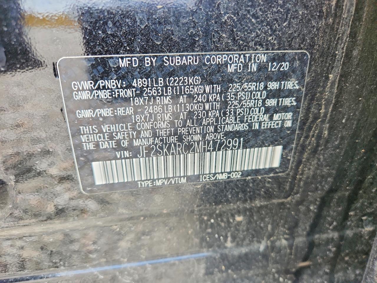 2021 SUBARU FORESTER SPORT photo 37