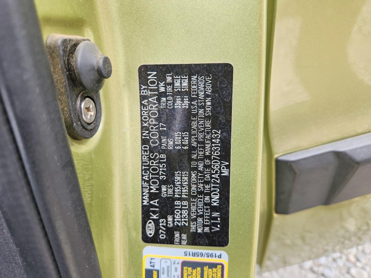 2013 KIA SOUL BASE photo 37