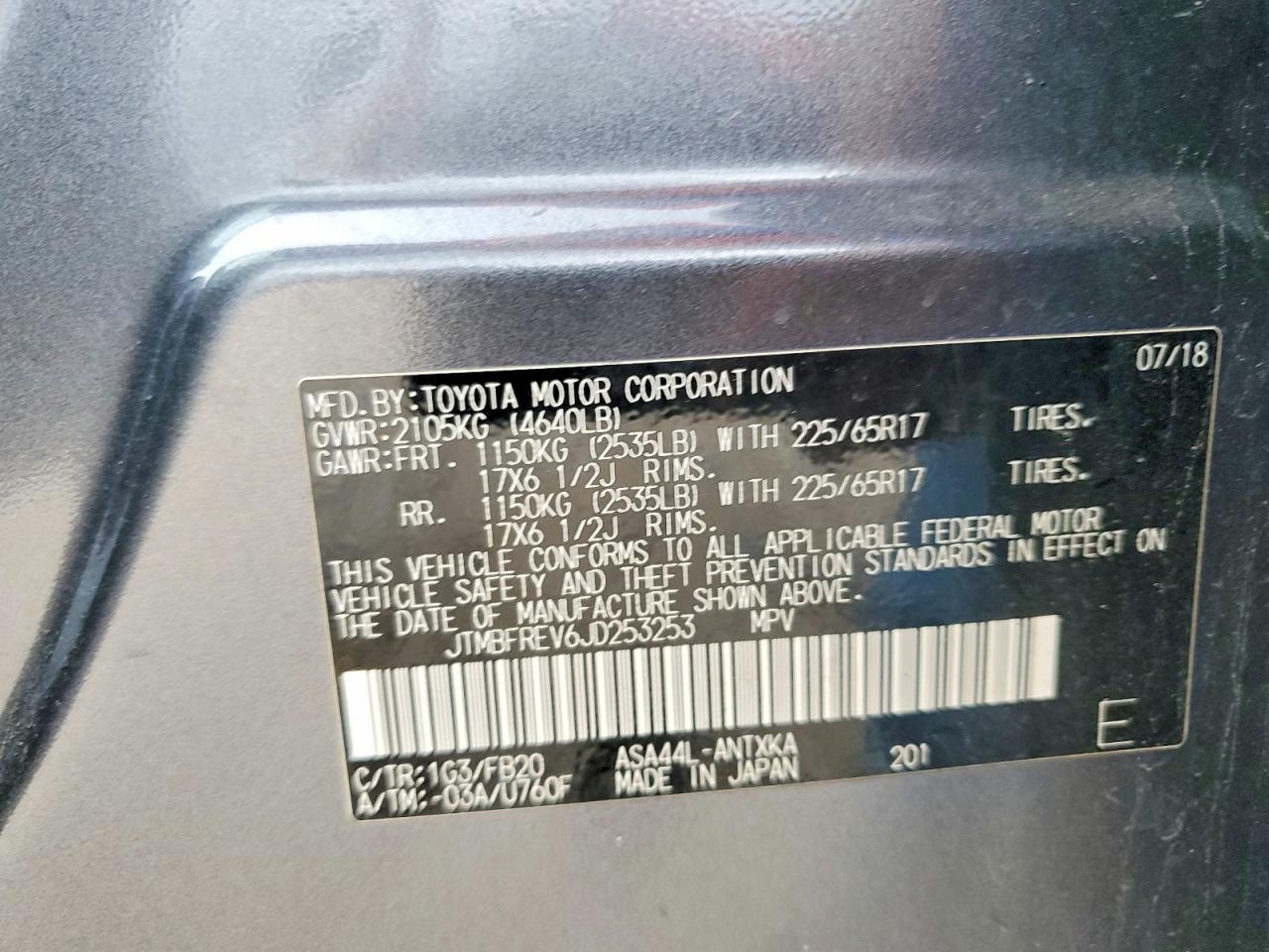 2018 TOYOTA RAV4 LE photo 12