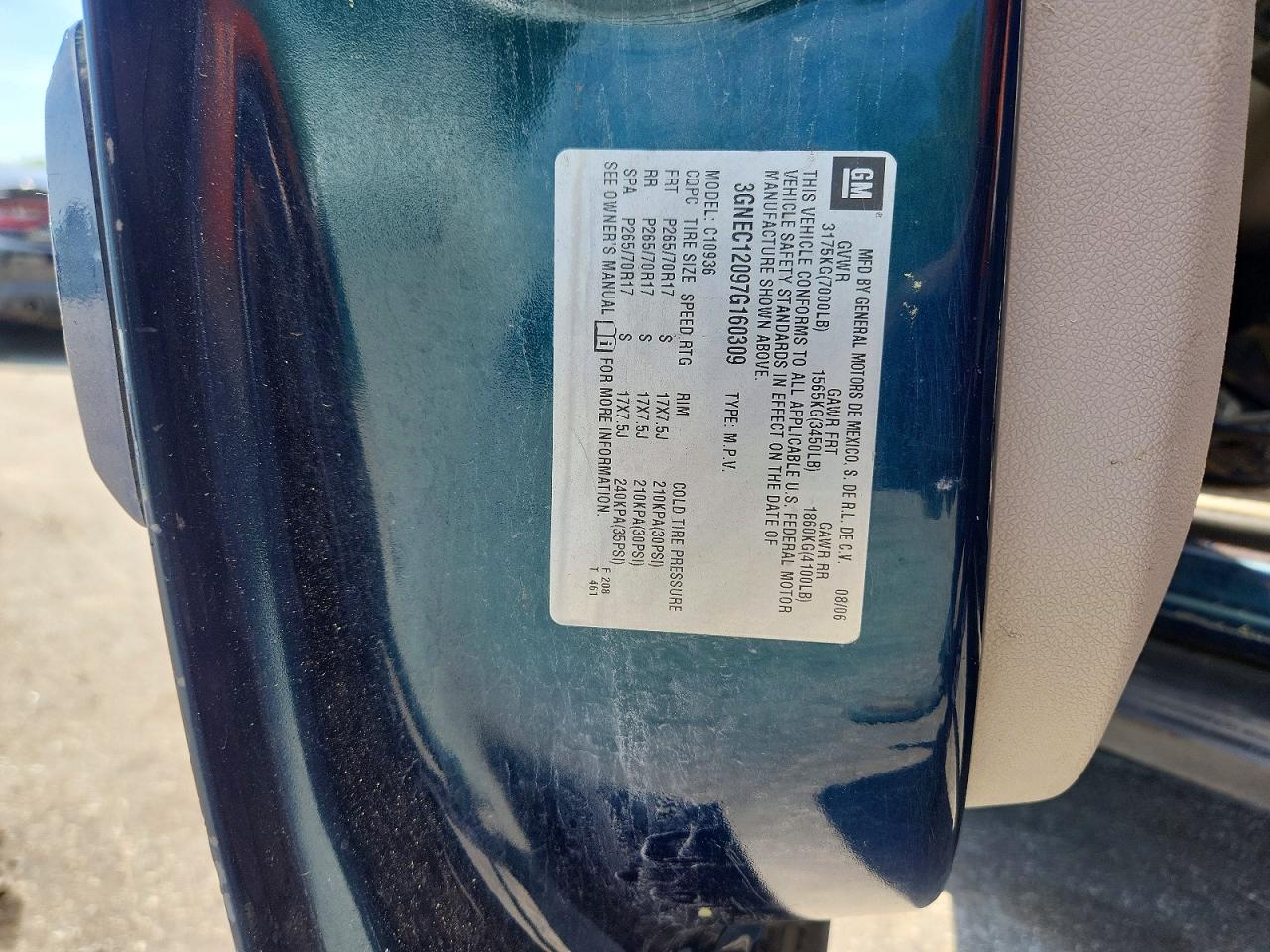 2007 CHEVROLET AVALANCHE C1500 photo 27
