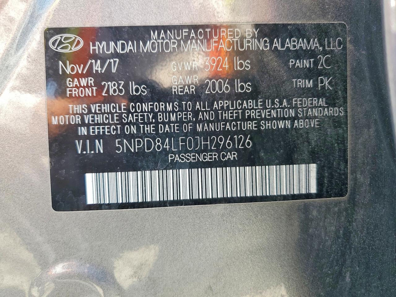 2018 HYUNDAI ELANTRA SEL photo 23