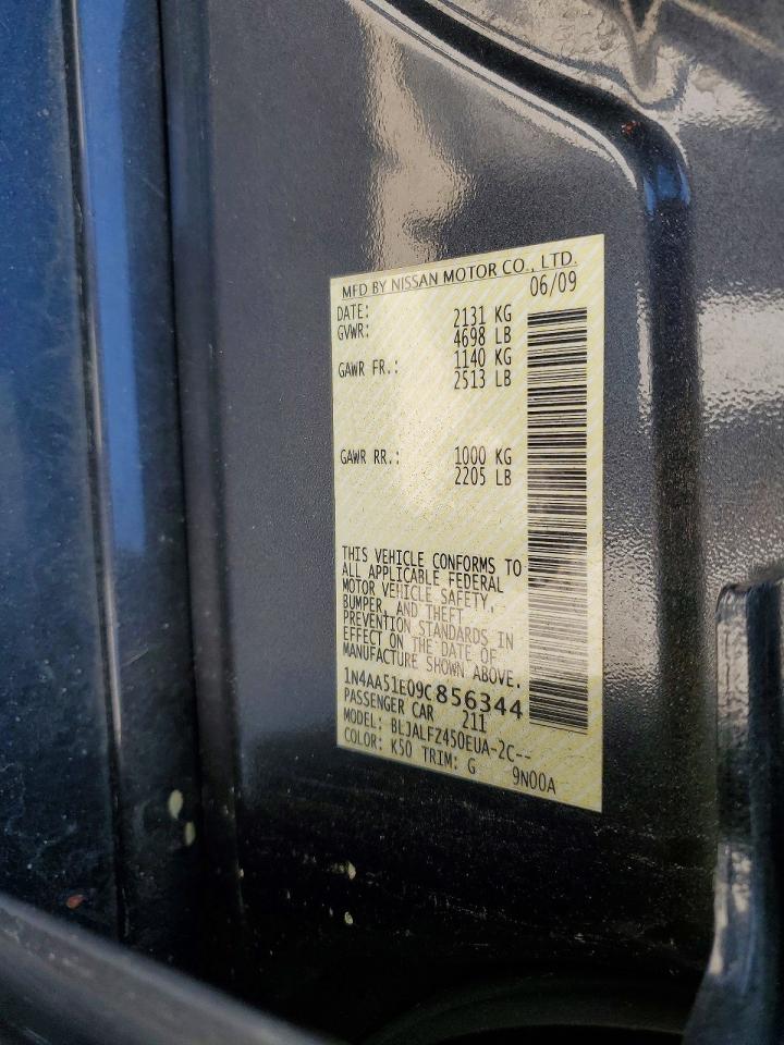 2009 NISSAN MAXIMA 3.5 S photo 23