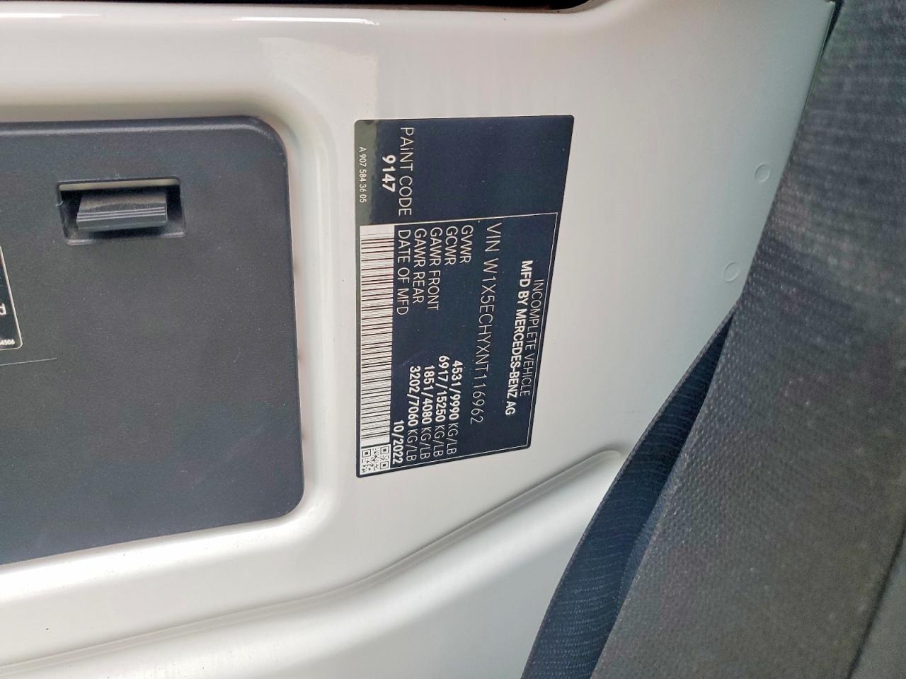 2022 MERCEDES-BENZ SPRINTER 907 (VS30) photo 10