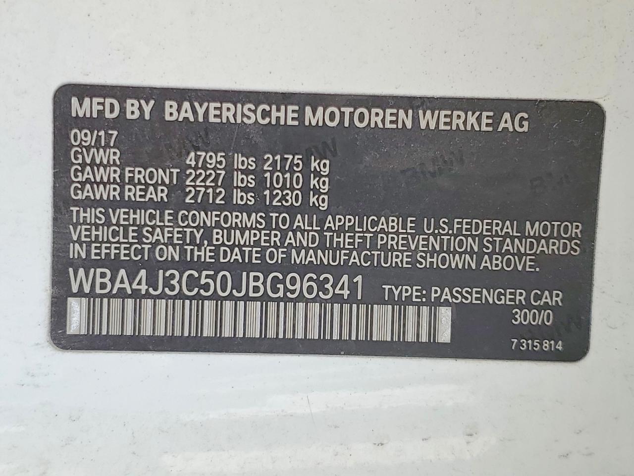 2018 BMW 430XI GRAN COUPE photo 34