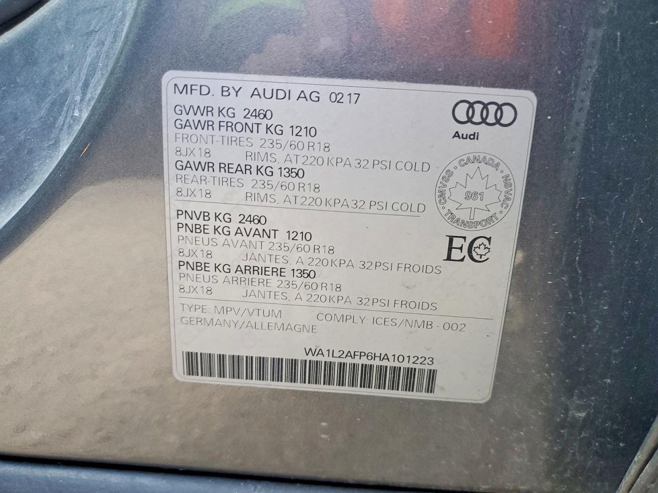 2017 AUDI Q5 PREMIUM PLUS photo 27