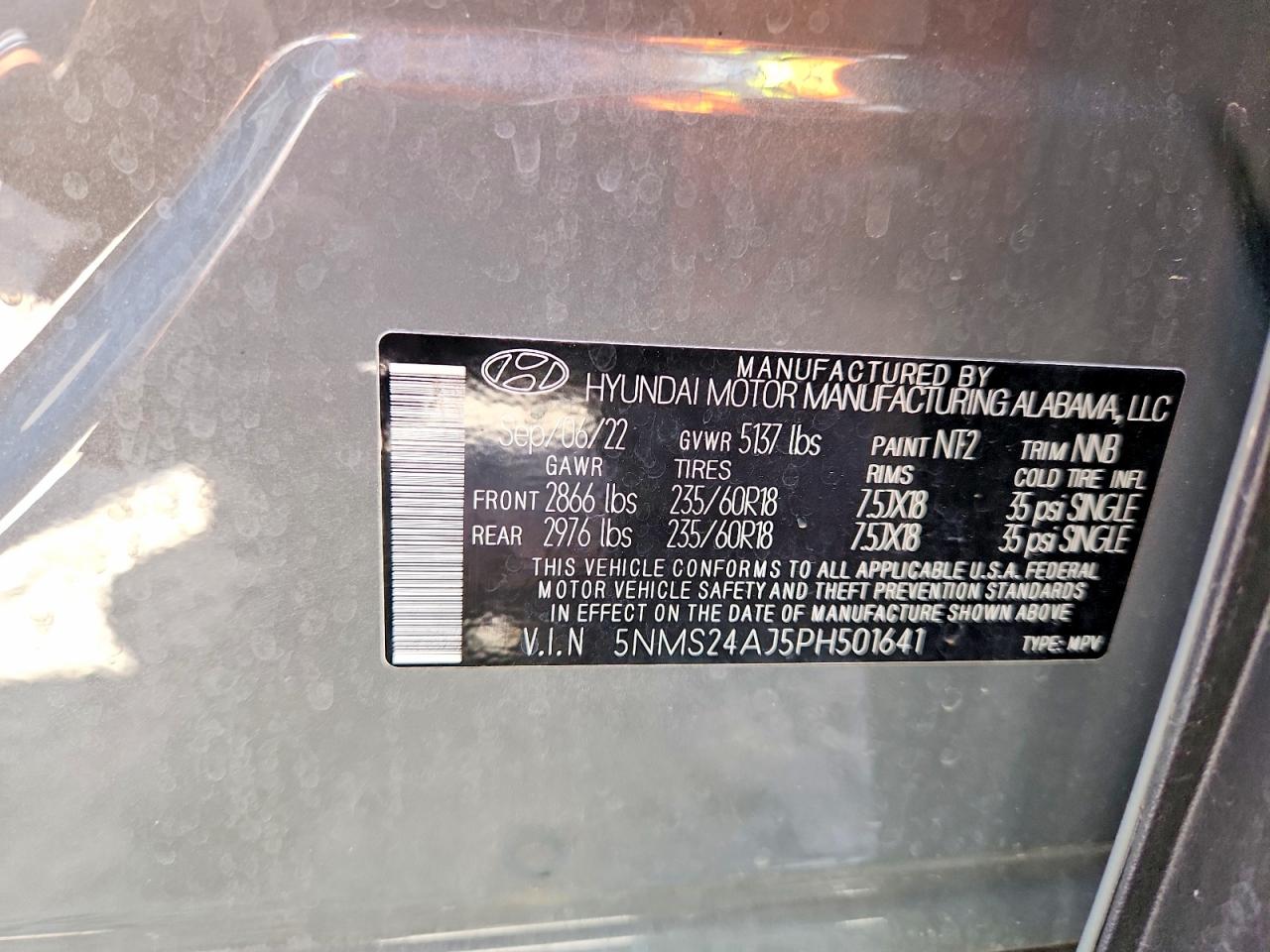 2023 HYUNDAI SANTA FE SEL photo 34