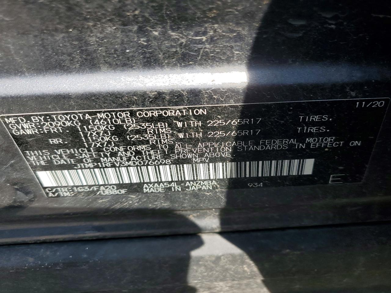 2021 TOYOTA RAV4 XLE photo 23
