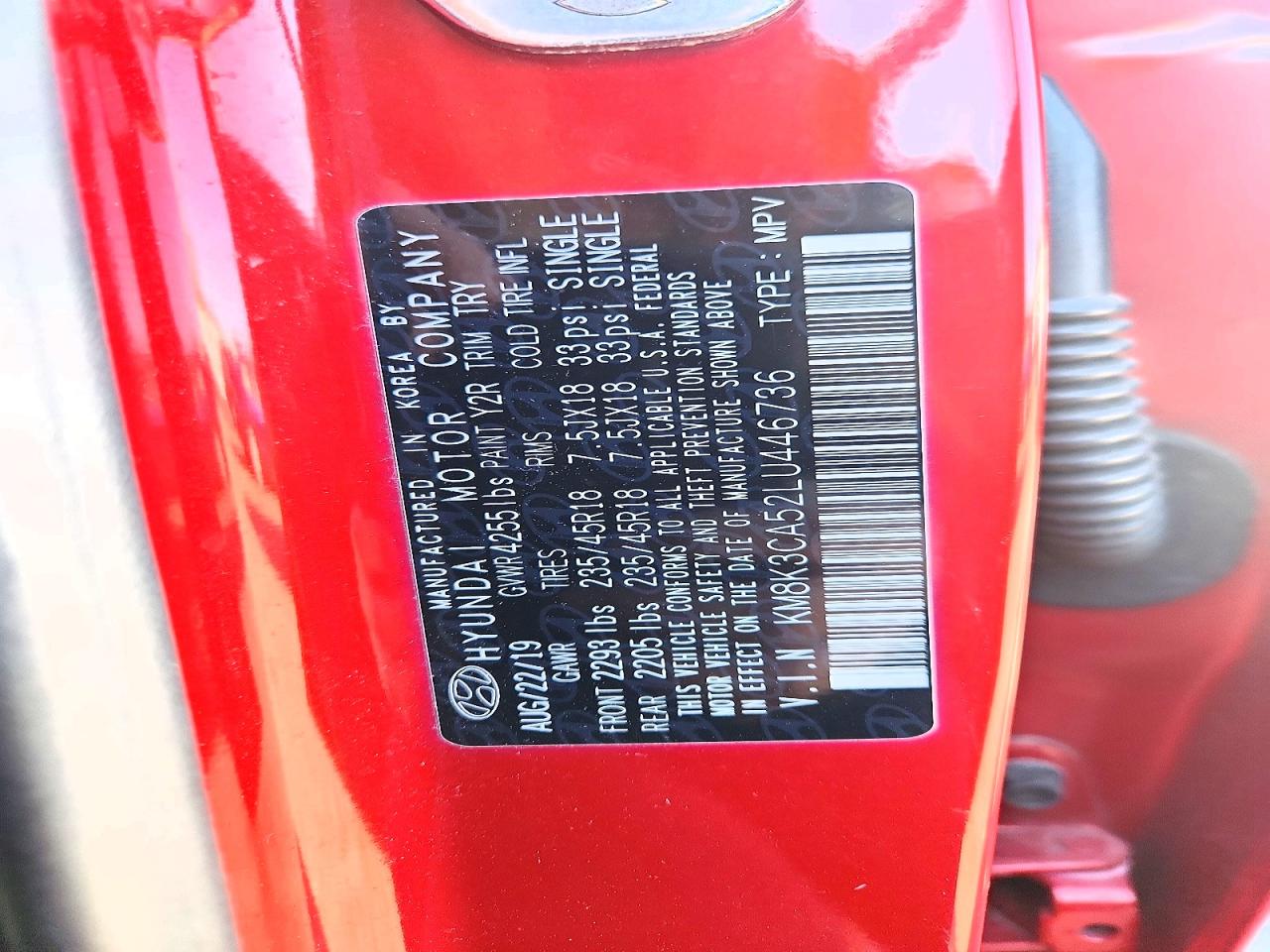 2020 HYUNDAI KONA LIMITED photo 37