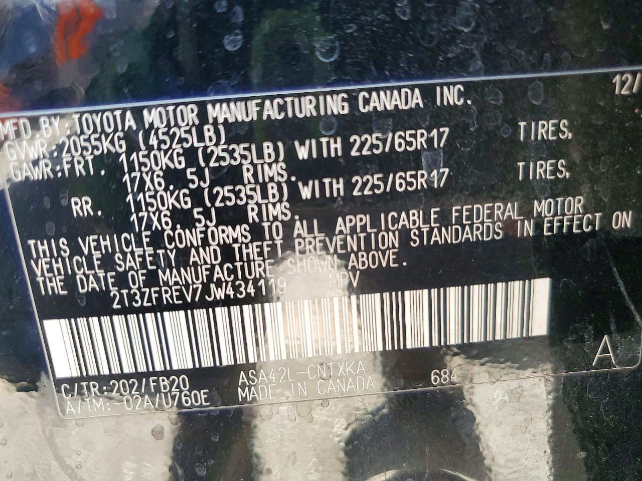 2018 TOYOTA RAV4 LE photo 25
