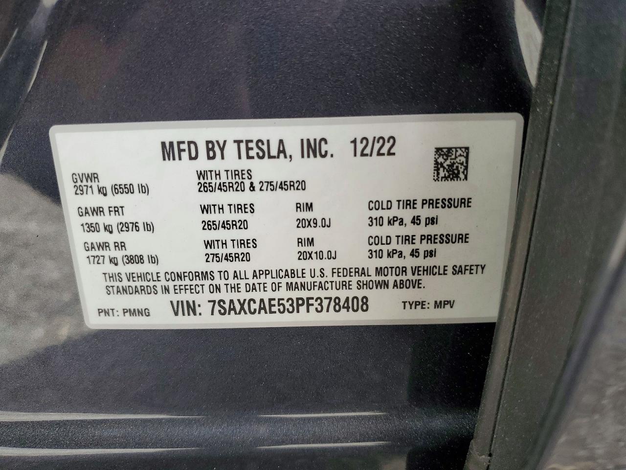 2023 TESLA MODEL X photo 23