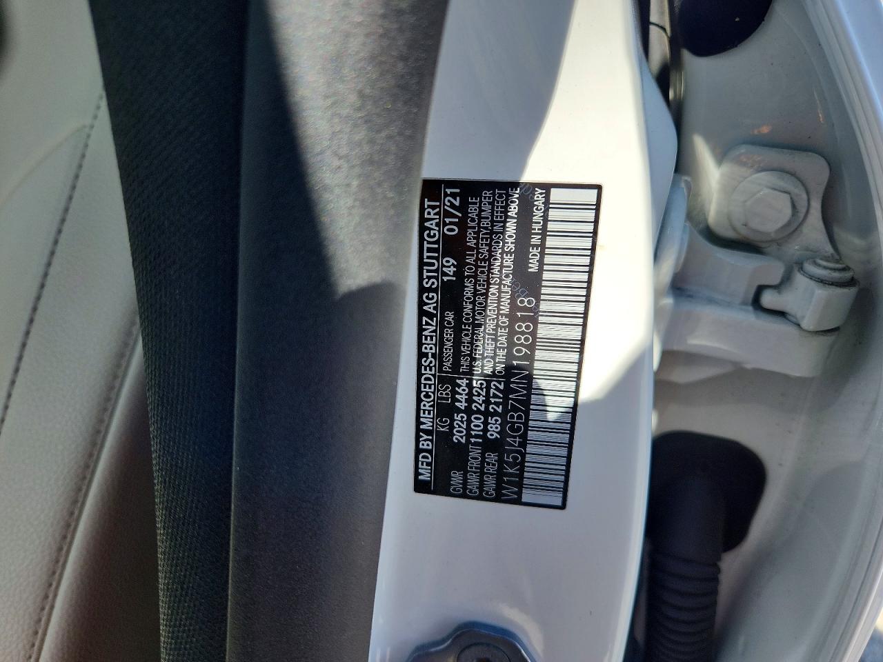 2021 MERCEDES-BENZ CLA 250 photo 23