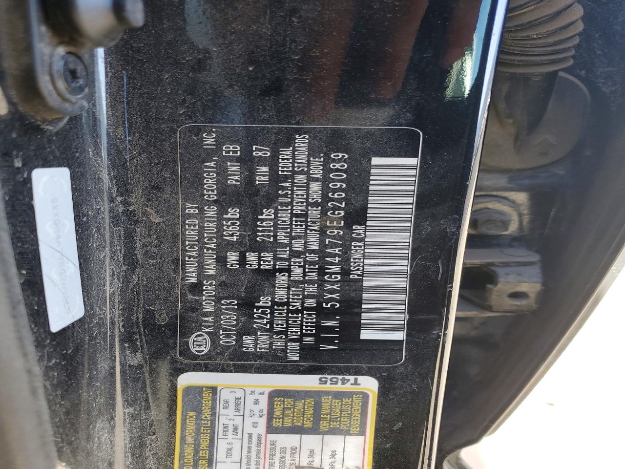 2014 KIA OPTIMA LX photo 23