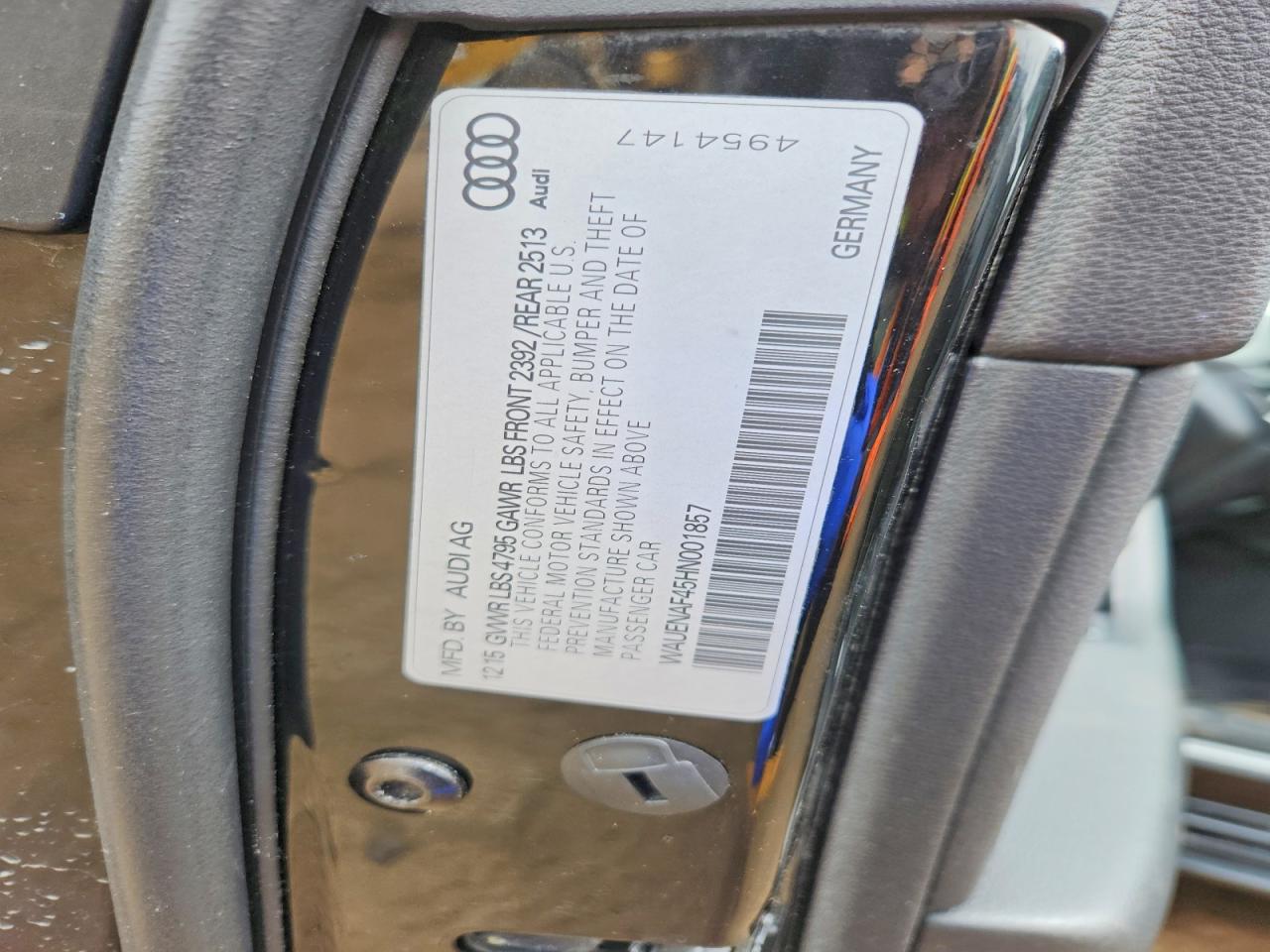 2017 AUDI A4 PREMIUM PLUS photo 23