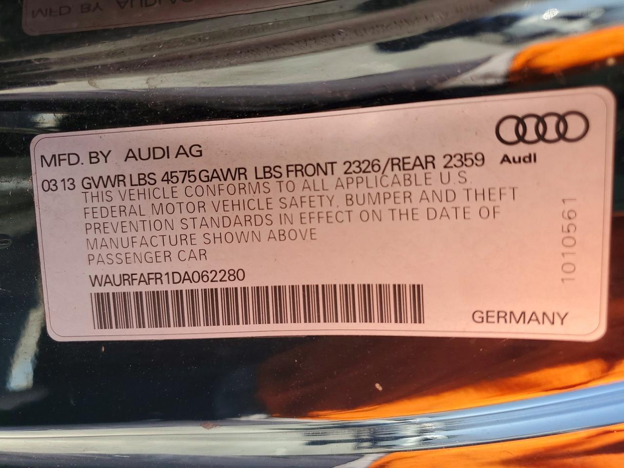 2013 AUDI A5 PREMIUM PLUS photo 12