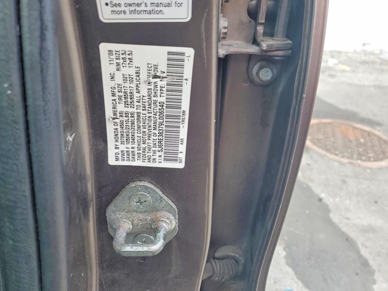 2009 HONDA CR-V LX photo 25