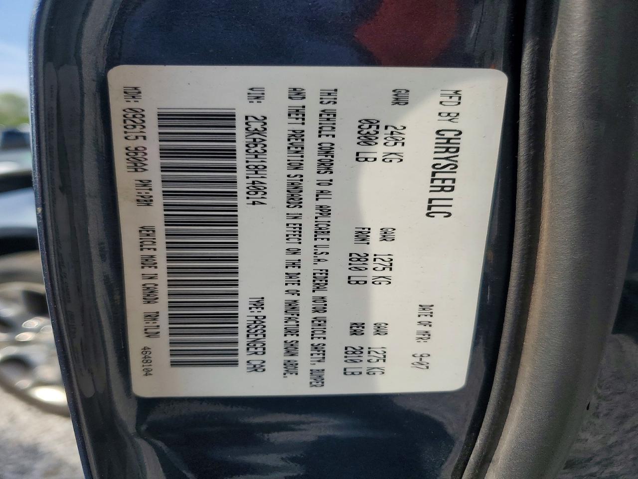 2008 CHRYSLER 300C photo 37