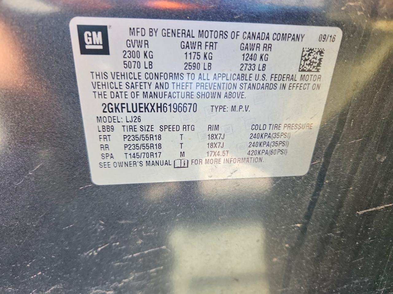 2017 GMC TERRAIN SLT photo 40
