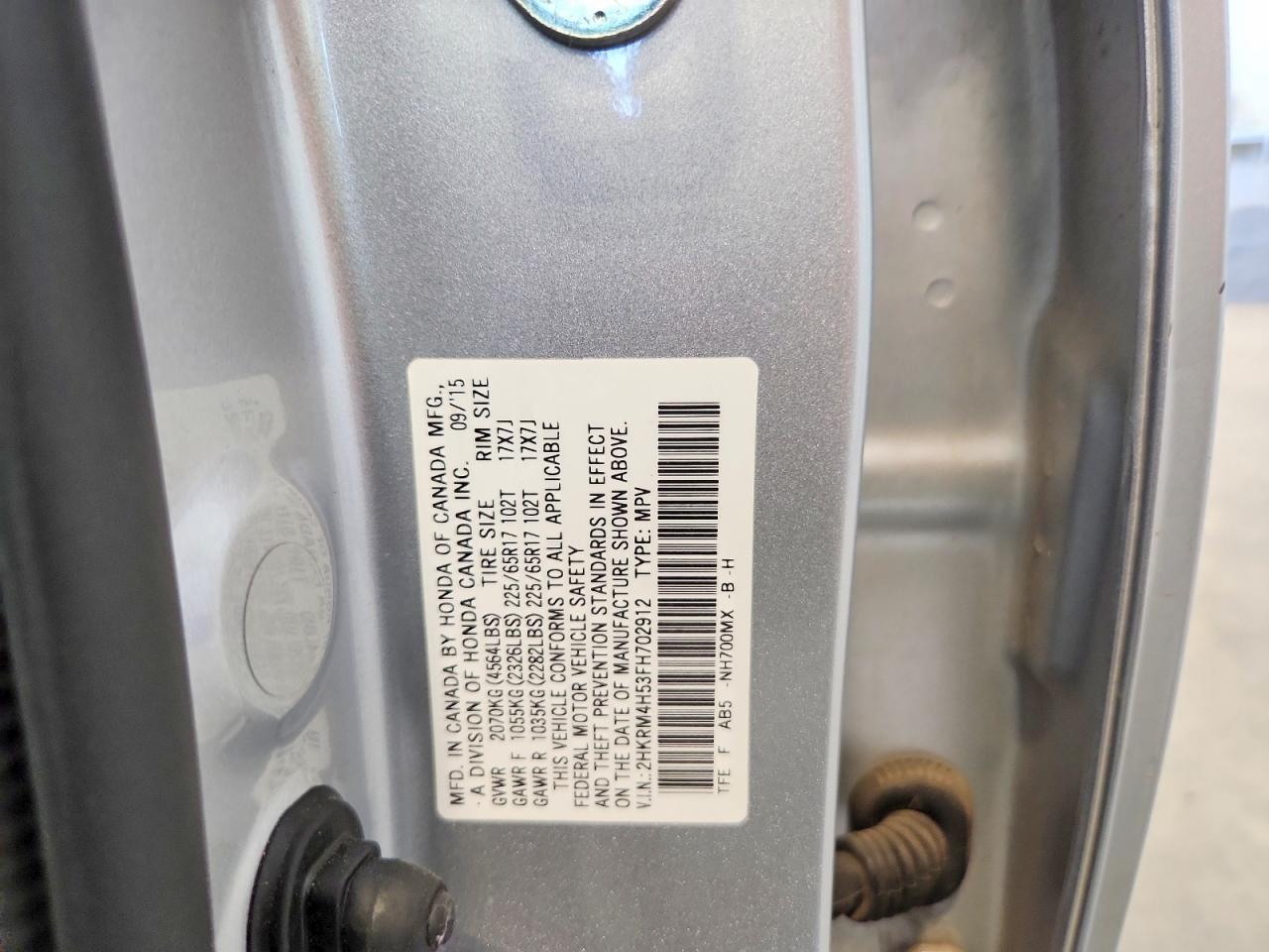2015 HONDA CR-V EX photo 13