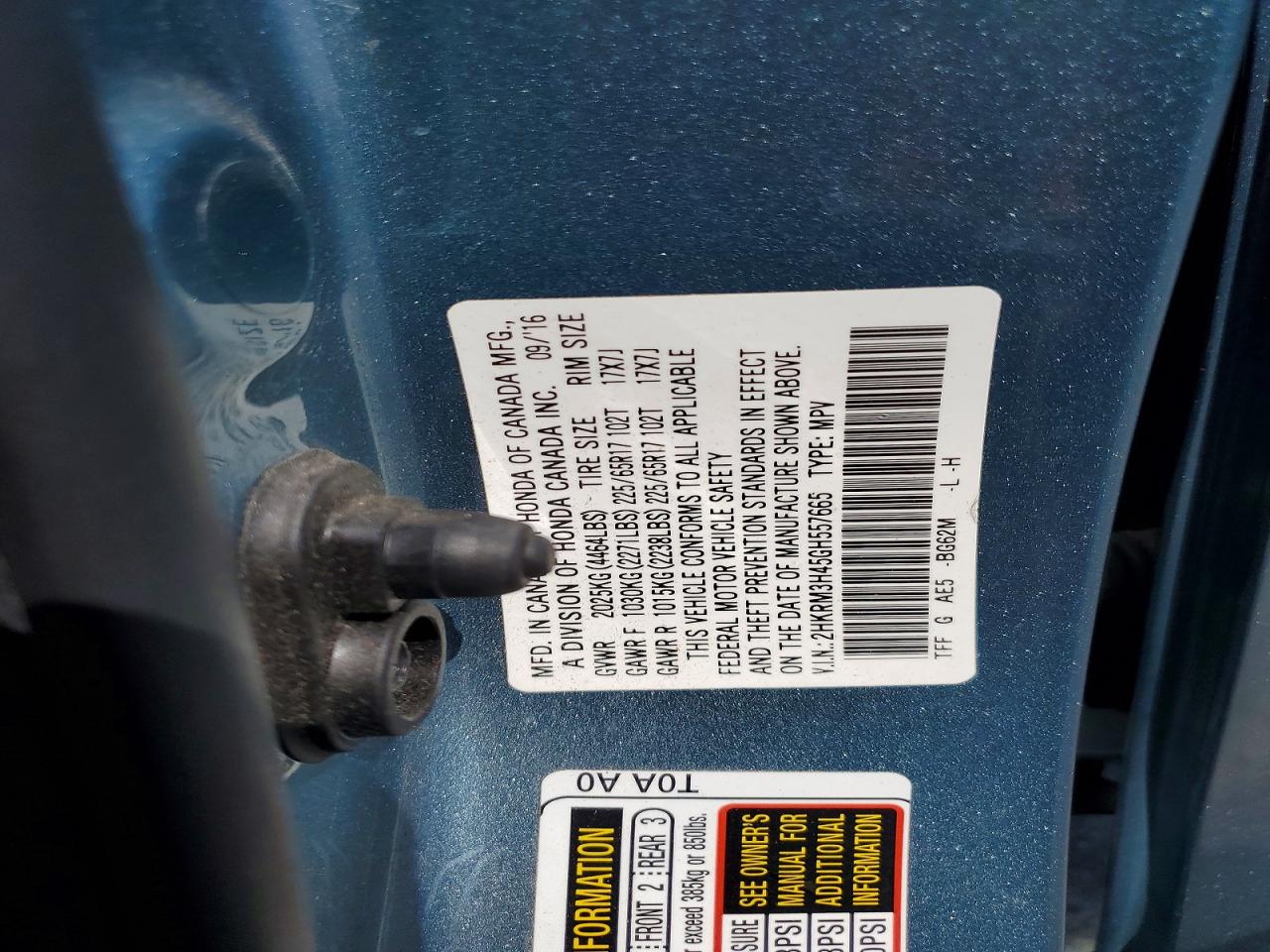 2016 HONDA CR-V SE photo 25