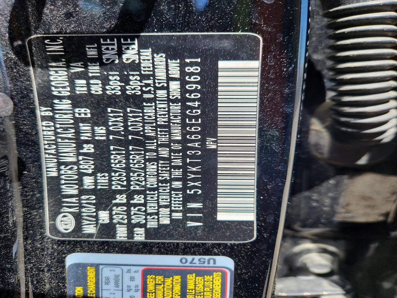 2014 KIA SORENTO LX photo 37