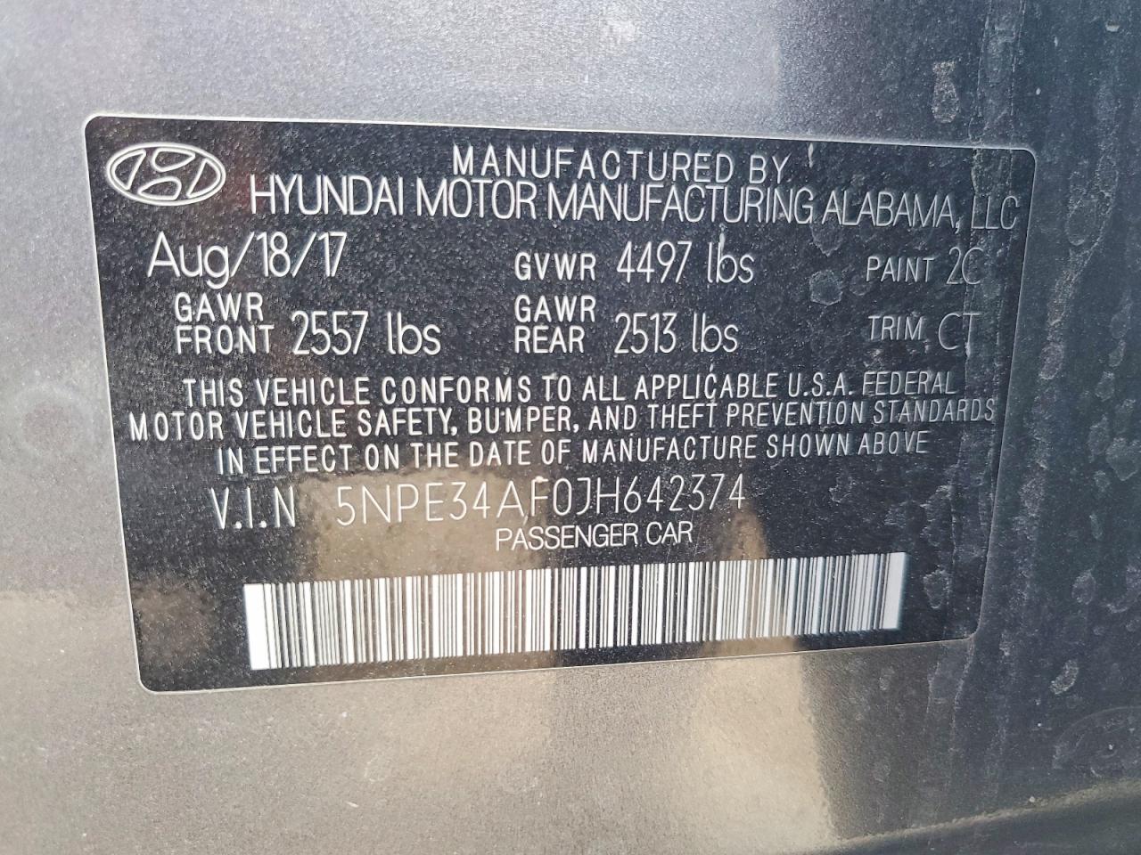 2018 HYUNDAI SONATA LIMITED photo 23