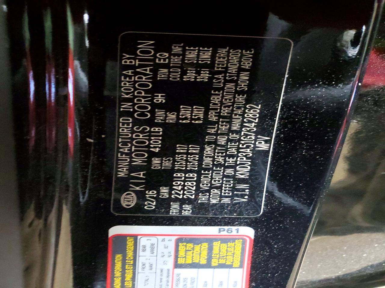 2016 KIA SOUL + photo 40