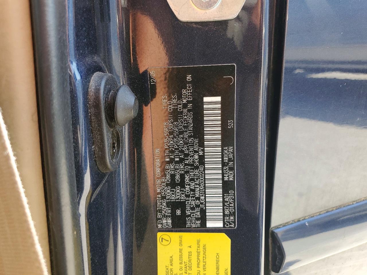 2006 LEXUS RX 400 photo 37