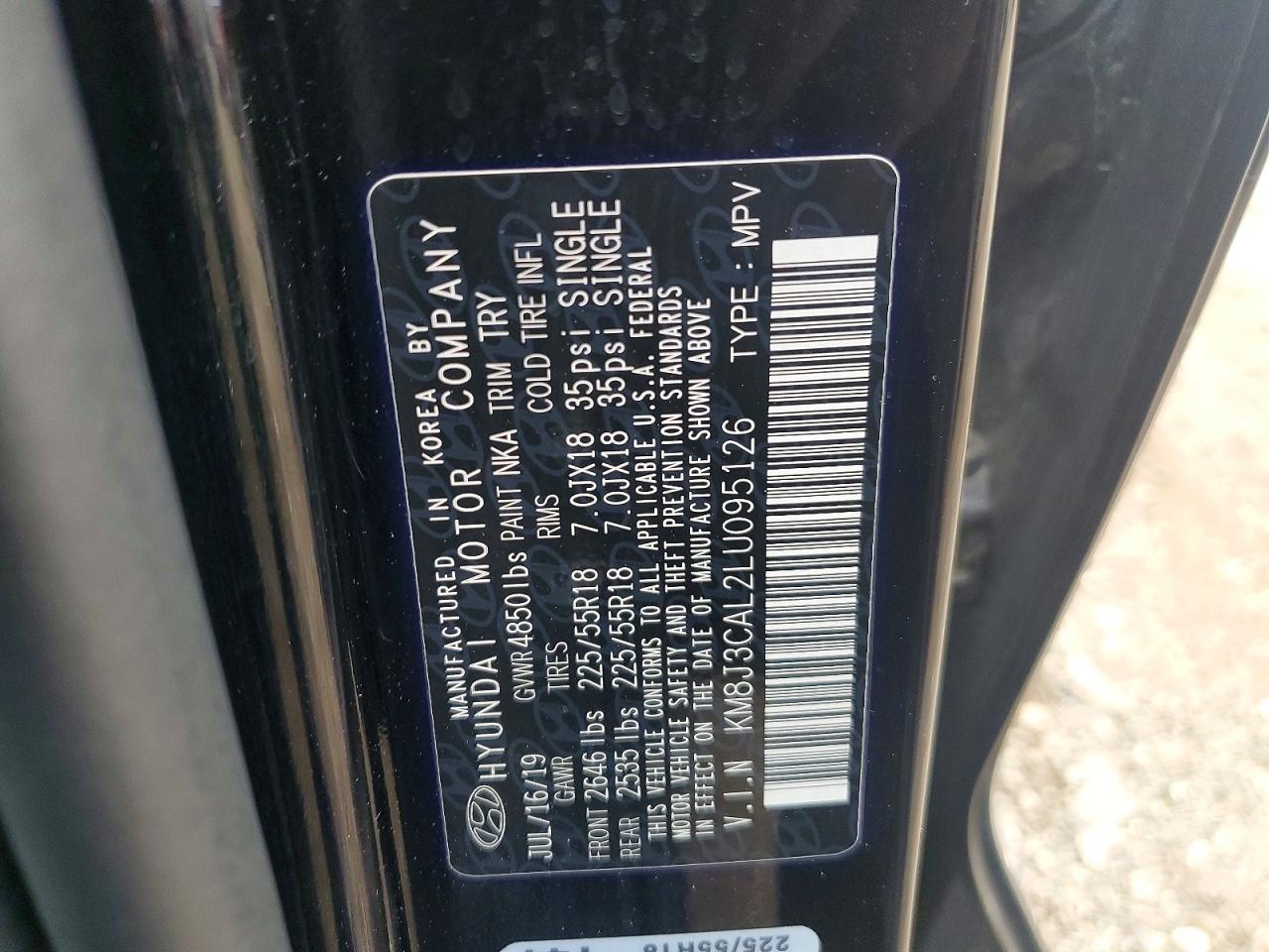 2020 HYUNDAI TUCSON SEL photo 13