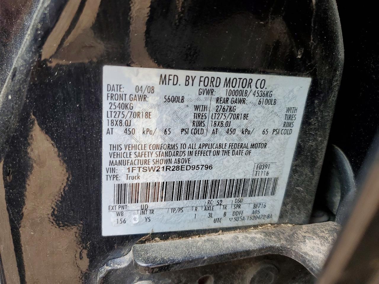 2008 FORD F250 SUPER DUTY photo 23