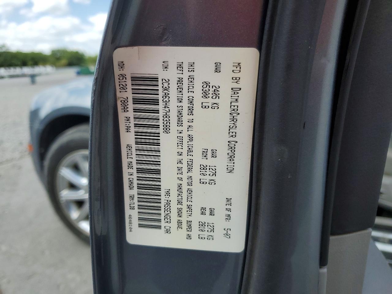 2007 CHRYSLER 300C photo 23