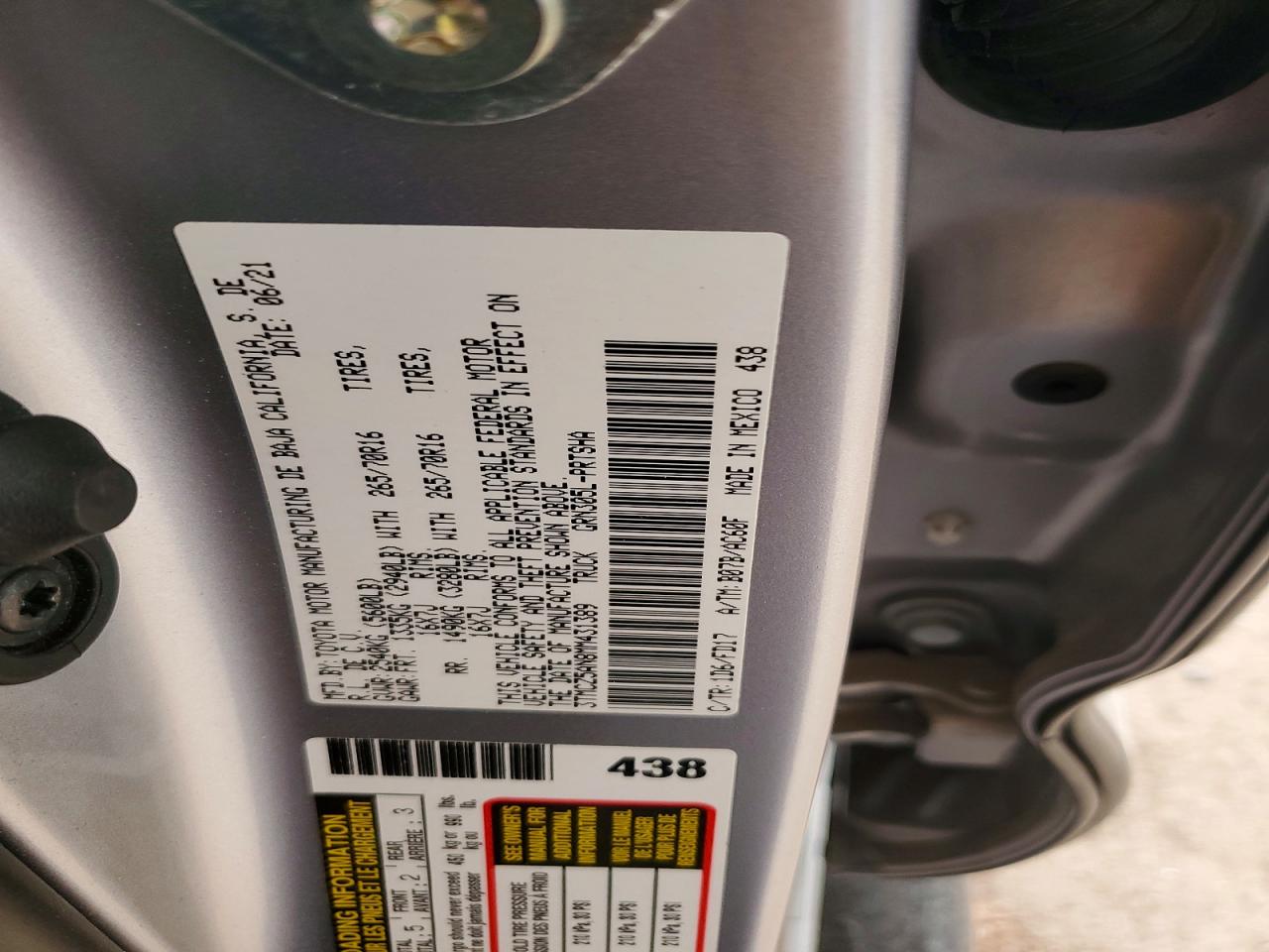 2021 TOYOTA TACOMA TRD OFF-ROAD photo 34