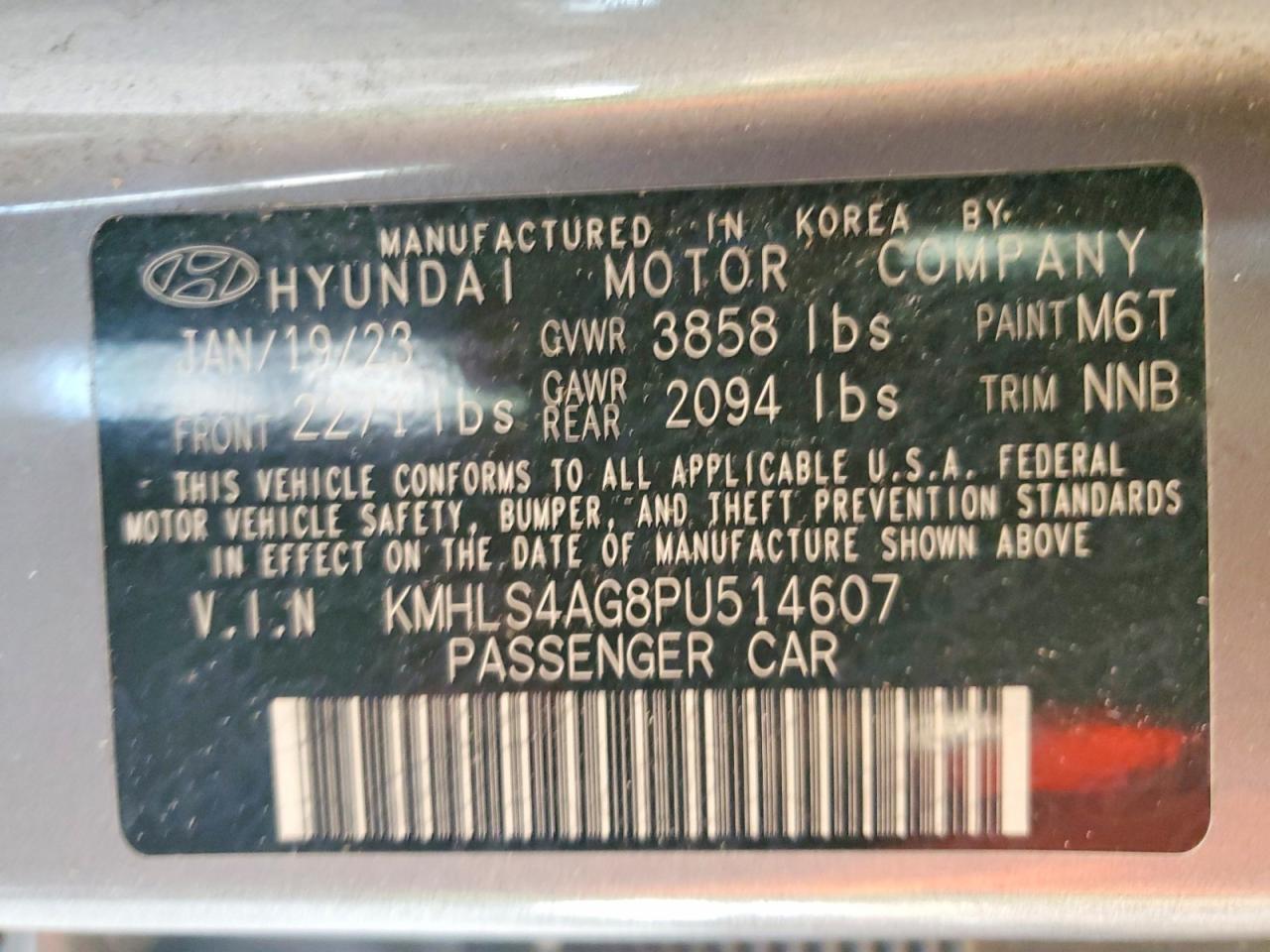 2023 HYUNDAI ELANTRA SEL photo 23