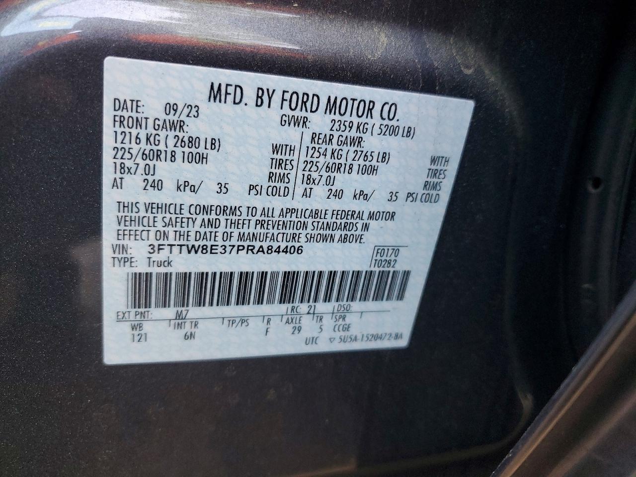 2023 FORD MAVERICK XL photo 34