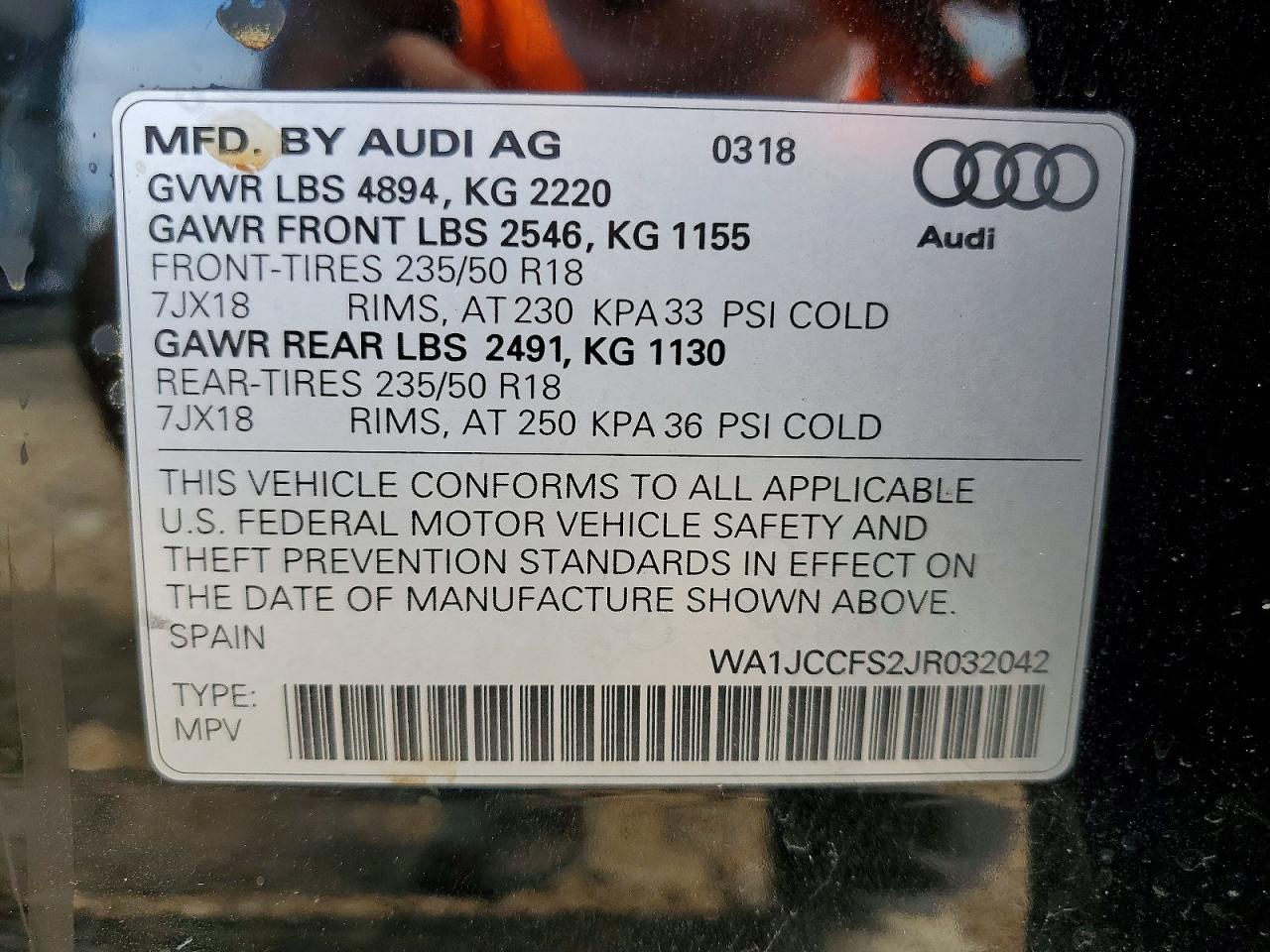 2018 AUDI Q3 PREMIUM PLUS photo 25